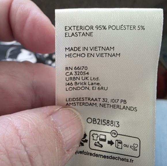 Free People Tommie Black And White Floral Knit Top Size Small - Picture 7 of 7